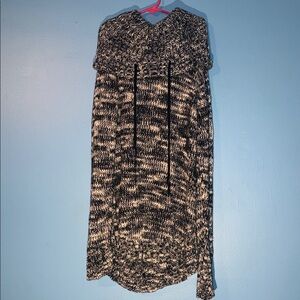 No Boundaries Cozy Black and White Women's Sweater XL 15-17